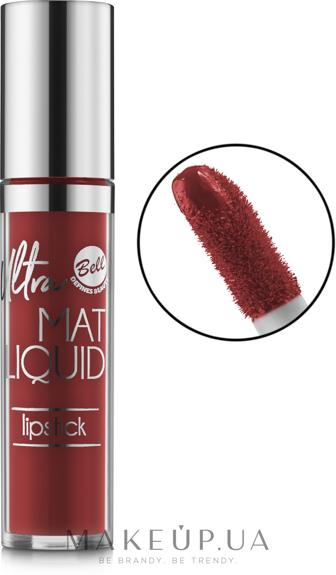 Жидкая матовая помада для губ - Bell Ultra Mat Liquid Lipstick  — фото 05 - Stage Red
