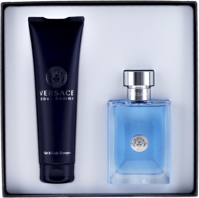 Versace Pour Homme - Набір (edt/100ml + sh/gel/150ml) — фото N3