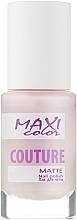 Парфумерія, косметика Лак для нігтів - Maxi Color Couture Matte