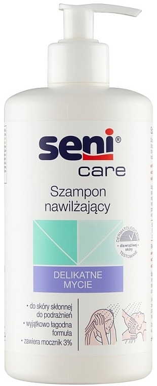 Зволожувальний шампунь - Seni Care 3% Urea Moisturizing Shampoo — фото N1