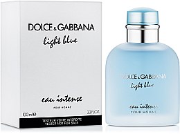Dolce & Gabbana Light Blue Eau Intense Pour Homme - Парфюмированная вода (тестер с крышечкой) — фото N2