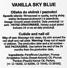 Масло для ногтей и кутикулы, в палочке - Silcare The Garden Of Colour Vanilla Sky Blue — фото N2