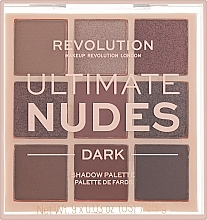 Палетка тіней - Makeup Revolution Ultimate Nudes Eyeshadow Palette — фото N2