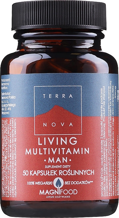 Пищевая добавка - Terranova Living Multivitamin Man — фото N1
