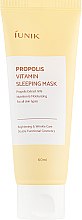 Парфумерія, косметика Відновлювальна нічна маска з прополісом - iUNIK Propolis Vitamin Sleeping Mask