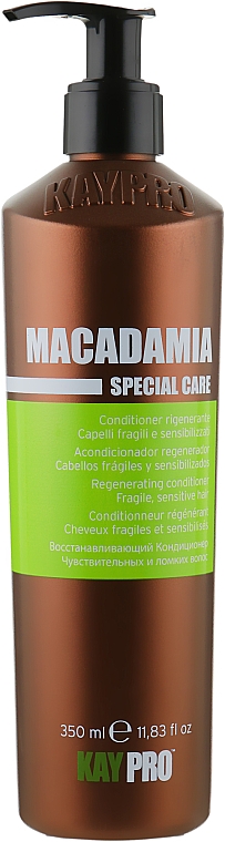 Кондиціонер з маслом макадамії для чутливого і ламкого волосся - KayPro Special Care Conditioner