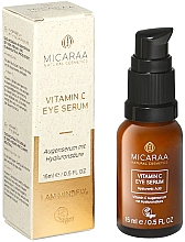 Сыворотка для век с витамином С - Micaraa Vitamin C Eye Serum — фото N2