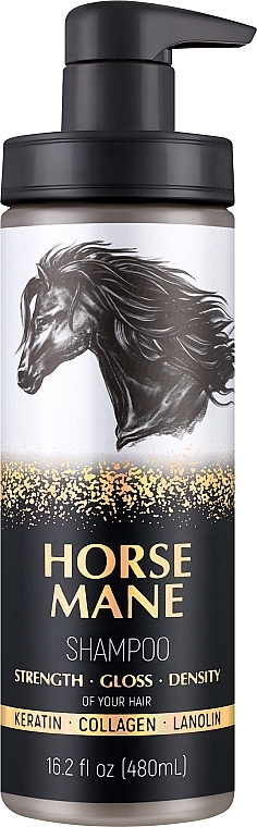 Шампунь для волос - Horse Mane Strength Gloss Density Shampoo — фото N1