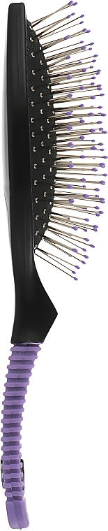 Щетка массажная, 8582S, фиолетовая - SPL Hair Brush — фото N3