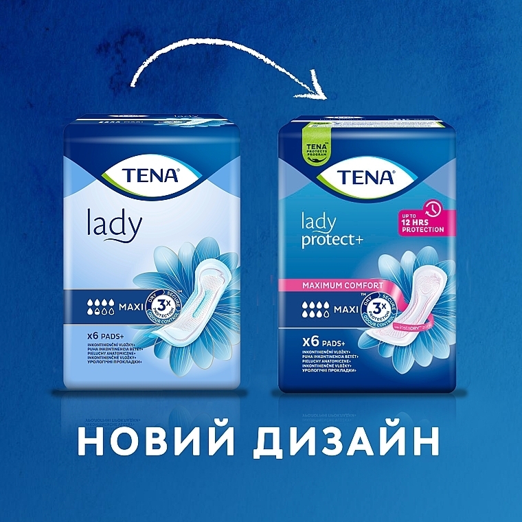 Урологические прокладки TENA Lady Maxi, 6 шт. - TENA — фото N3