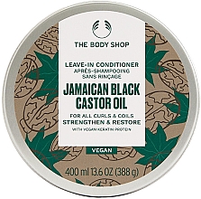 Парфумерія, косметика Незмивний кондиціонер для волосся з ямайською чорною рициновою олією - The Body Shop Jamaican Black Castor Oil Leave-In Conditioner