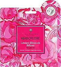 Духи, Парфюмерия, косметика Маска для лица увлажняющая с липовым цветом и розой - Levitasion Herboflore Linden Blossom & Rose