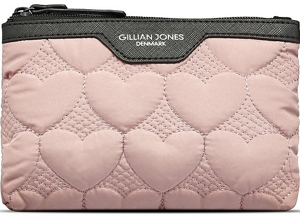 Косметичка - Gillian Jones Urban Makeup Bag Quilted Heart — фото N1
