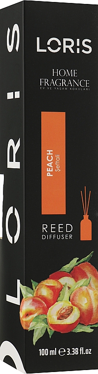 Аромадиффузор "Персик" - Loris Parfum Home Fragrance Reed Diffuser — фото N1