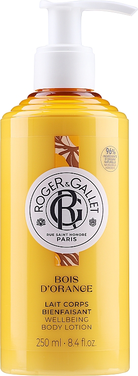 Roger & Gallet Bois d'Orange Wellbeing Body Lotion - Лосьон для тела с натуральной эссенцией горького апельсина — фото N1