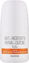 Парфумерія, косметика Ролер проти вростання волосся "Папаїн + Кофеїн" - Elenis Anti-Ingrowth Papain + Caffeine Roller