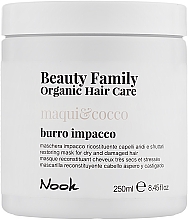 Маска для сухого й пошкодженого волосся - Nook Beauty Family Organic Hair Care Mask — фото N3