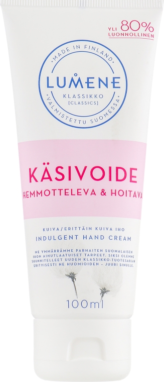 Доглядальний крем для рук - Lumene Klassikko Indulgent Hand Cream — фото N1