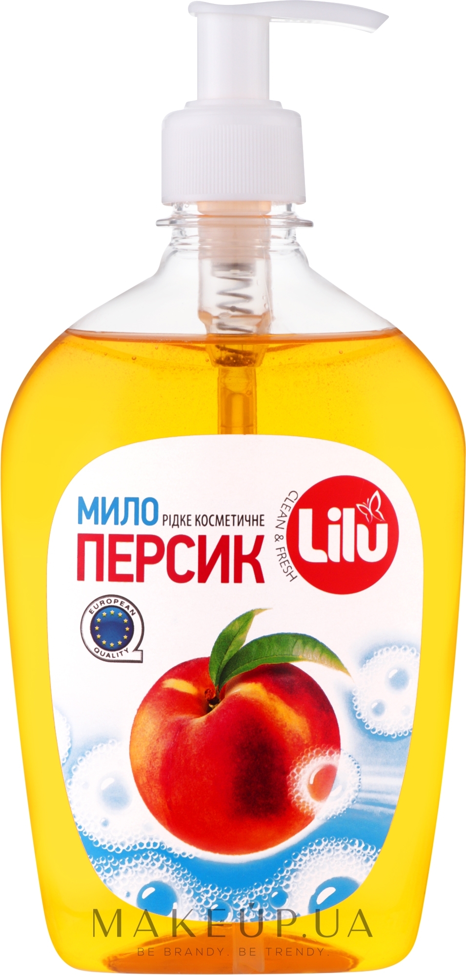 Жидкое косметическое мыло "Персик" - Lilu — фото 500ml