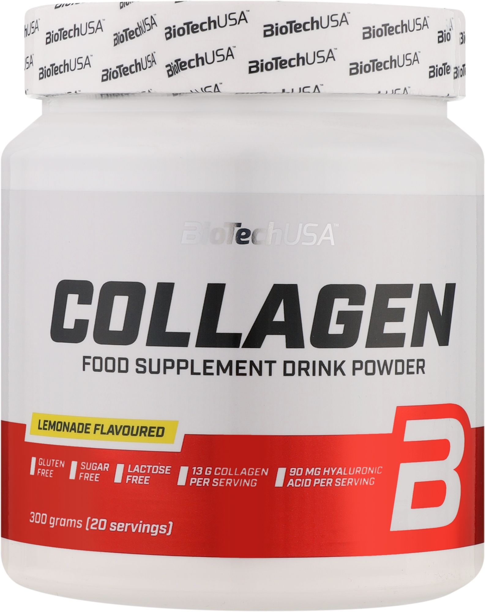 Коллаген в порошке "Лимонад" - BioTechUSA Collagen Lemonade Food Supplement Drink Powder — фото 300g