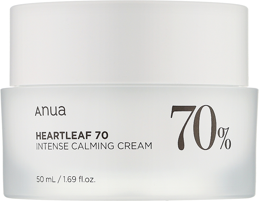 Успокаивающий крем для лица - Anua Heartleaf 70% Intense Calming Cream — фото N1