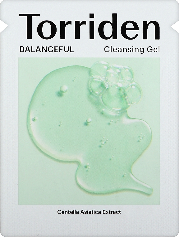 Очищувальний гель для обличчя - Torriden Balanceful Cleansing Gel (саше) — фото N1