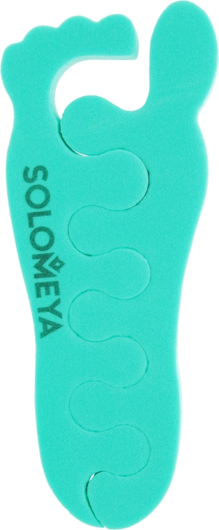 Роздільники для пальців "Ніжка", зелені - Solomeya Toe Separators — фото N1