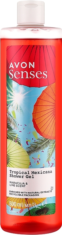 Гель для душу - Avon Senses Tropical Mexicana Shower Gel — фото N2