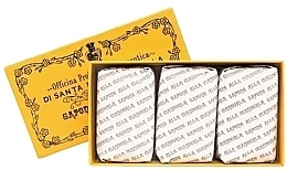Набір - Santa Maria Novella Almond Soap Box (soap/3*105g) — фото N1