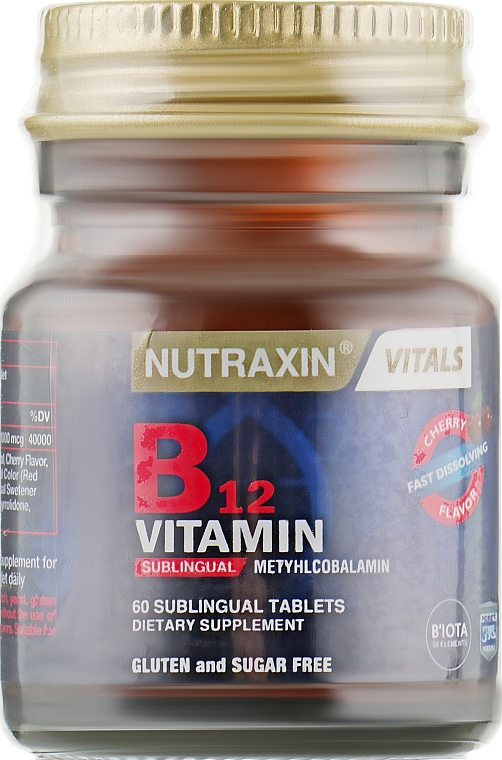 Диетическая добавка витамин В12 - Nutraxin — фото N2