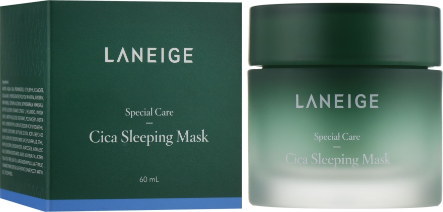 Нічна маска для проблемної шкіри - Laneige Special Care Cica Sleeping Mask — фото N1