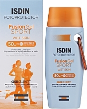 Солнцезащитный крем-гель - Isdin Fotoprotector Fusion Gel SPF50+ — фото N2