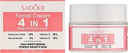 Крем для обличчя - Sadoer 4 in 1 Repair & Nourish Face Cream — фото N2