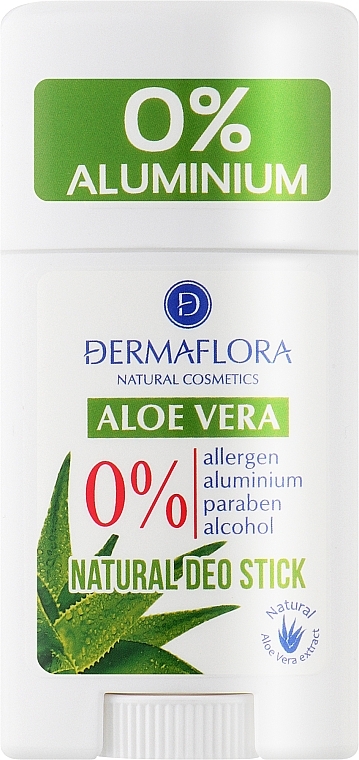 Дезодорант-стик "Алоэ вера" - Dermaflora Natural Deo Stick Aloe Vera — фото N1