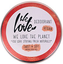 Духи, Парфюмерия, косметика Натуральный кремовый дезодорант - We Love The Planet Deodorant Sweet & Soft