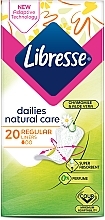 Щоденні прокладки, 20 шт. - Libresse Natural Care Dailies Regular Liners — фото N2