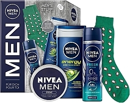 Набор - MEN (sh/gel/250ml + deo/150ml + cr/75ml + socks) — фото N3