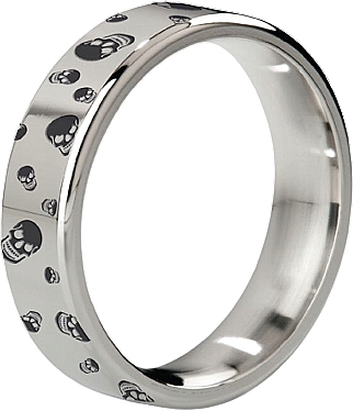 Эрекционное кольцо, 48 мм, с гравировкой - Mystim Duke Strainless Steel Cock Ring  — фото N2