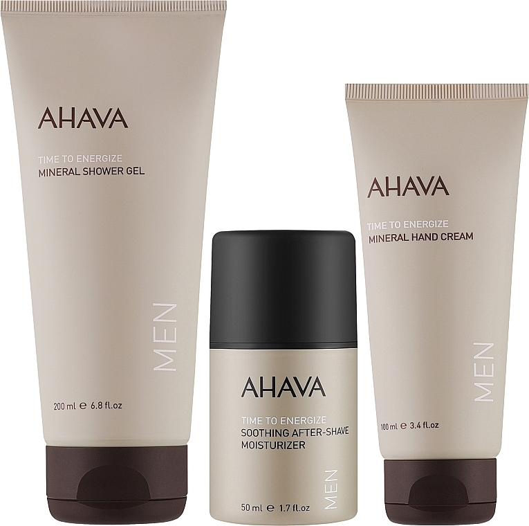 Набір для чоловіків - Ahava Start Fresh For Men (sh/gel/200ml + h/cr/100ml + ash/gel/50ml) — фото N2