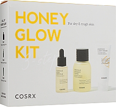 Парфумерія, косметика Набір - Cosrx Honey Glow Propolis Trial Kit (f/ampoul/10ml + f/toner/30ml + f/cr/15ml)