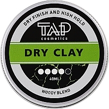 Парфумерія, косметика Глина для укладання волосся "Woody Bland" - TAP Cosmetics Dry Clay