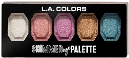 Палетка тіней для очей - L.A. Colors Shimmer Eye Palette — фото N1