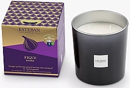 Esteban Figue Noire Refillable Scented Candle - Парфумована свічка — фото N2