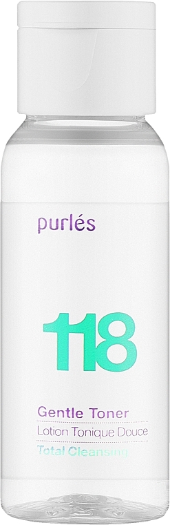 Ніжний тонік для обличчя - Purles Total Cleansing 118 Gentle Toner (міні)