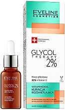 Осветляющее средство для кожи 2% - Eveline Cosmetics Glycol Therapy Witaminowa Kuracja Rozświetlająca 2% — фото N1