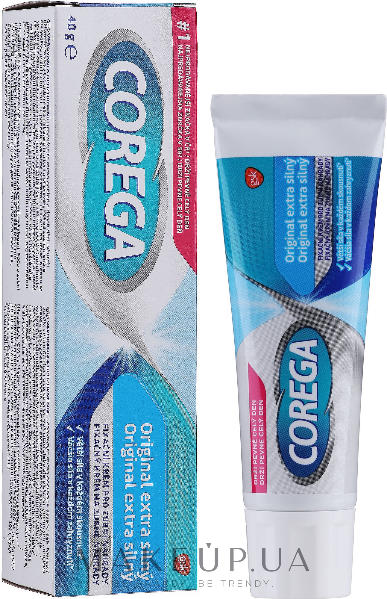 Крем для фіксації зубних протезів Corega екстра сильний - Corega Extra Strong — фото 40ml