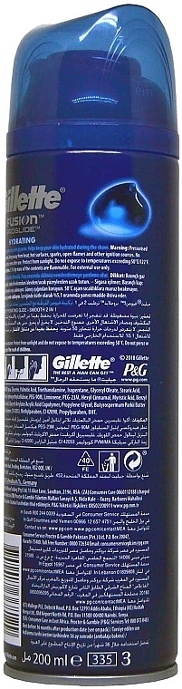 Гель для гоління - Gillette Fusion Proglide Hydrating 2 In 1 Shaving Gel — фото N3