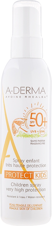 Спрей для тела детский солнцезащитный - A-Derma Protect Kids Children Spray Very High Protection SPF 50+ — фото N1