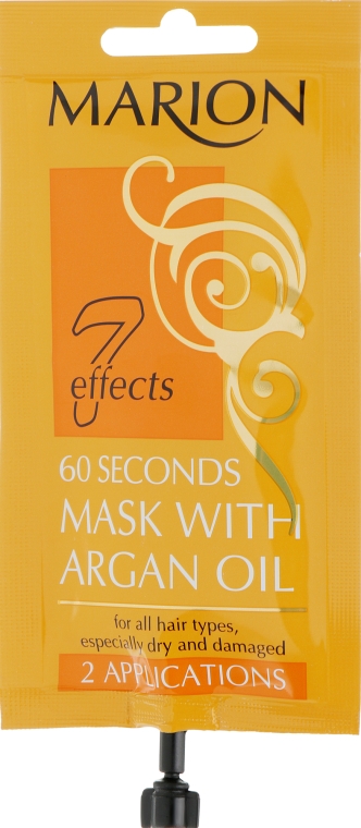 Маска для волос "60 секунд" с аргановым маслом - Marion 7 Effects Mask With Argan Oil