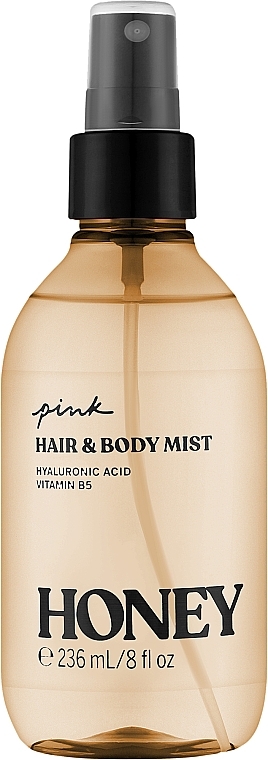 Спрей для тела и волос "Мед" - Victoria`s Secret Pink Honey Hair & Body Mist — фото N1